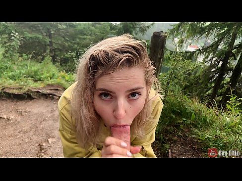 ❤️ Jente svelger cum etter en offentlig blowjob - Eva Elfi ❤❌ Hjemmelaget porno hos oss ﹏